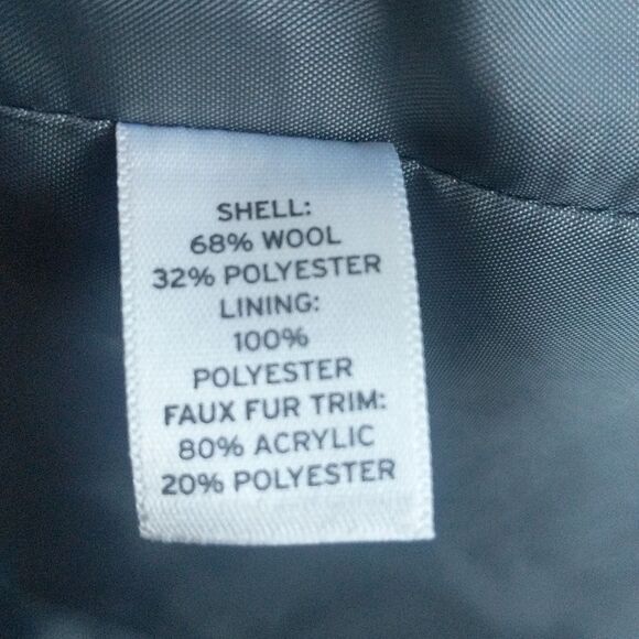 Original Frenchi Leopard Faux Fur Trim Coat - Picture 12 of 13